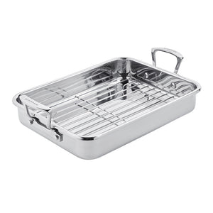 Rostiera inox teglia rettangolare 42x26 Impact Scanpan