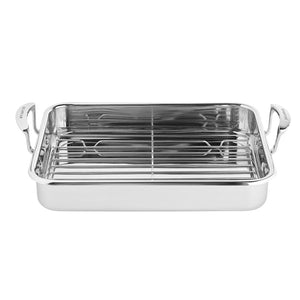 Rostiera inox teglia rettangolare 42x26 Impact Scanpan