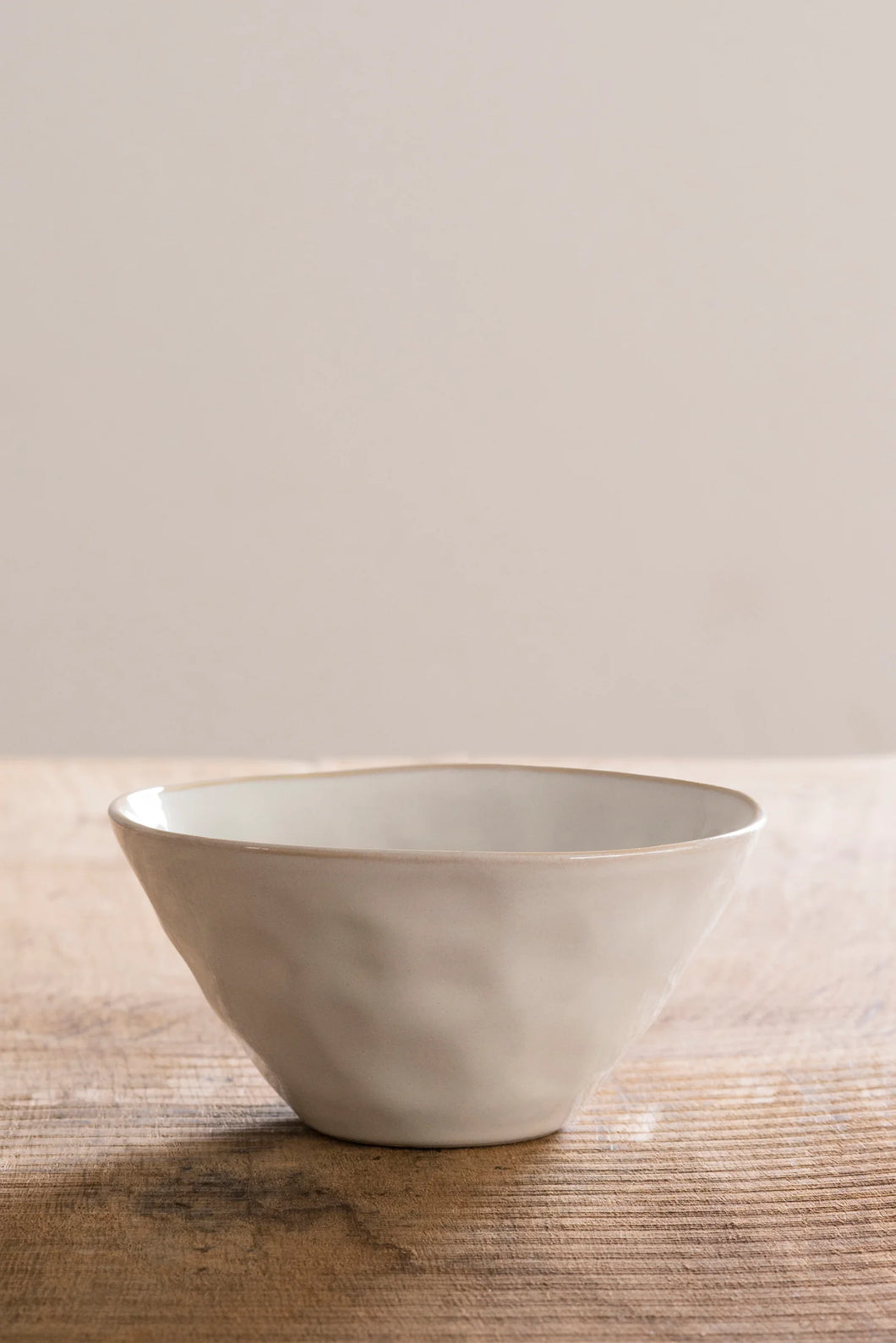 Bowl Ø14 organic white DUTCH ROSE