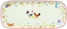 Carica l&#39;immagine nel visualizzatore di Gallery, Piatto da portata in porcellana 40x17,5 Country Life - Easy Life
