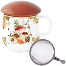 Carica l&#39;immagine nel visualizzatore di Gallery, Tazza in porcellana 450ml con infusiera Autumn Breeze
