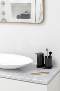 Set 3 accesori bagno ReNew Dark Grey