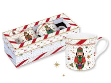 Carica l&#39;immagine nel visualizzatore di Gallery, Set 2 tazze in porcellana in confezione regalo  Nutcracker Twist
