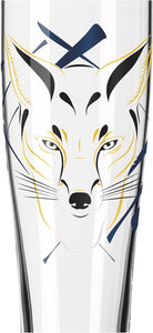 Confezione 2 bicchieri da birra BRAUCHZEIT #23,#24 "Lince e Volpe" RITZENHOFF