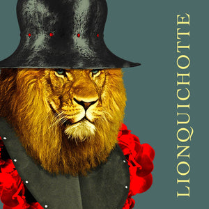 Vassoio rotondo Lion Quichotte Gangzai Design