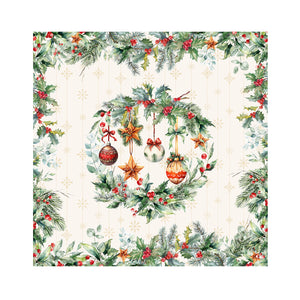 Tovaglia 6 posti cm 150x180 Christmas Bubble