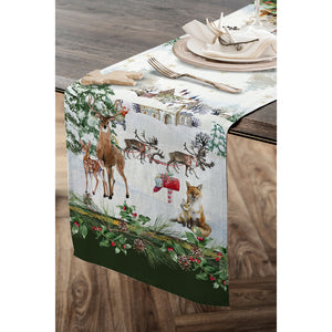 Runner  antimacchia50x150 Christmas Village