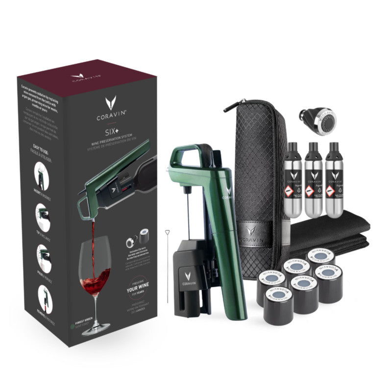 Sistema di mescita Coravin Timeless Six+ Forest Green - Promo Black Friday