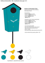 Carica l&#39;immagine nel visualizzatore di Gallery, Orologio a cucu KOOKOO Birdhouse Oro Limited Edition
