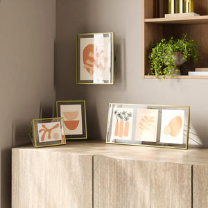 Cornice portafoto color ottone 10*15 Prisma UMBRA