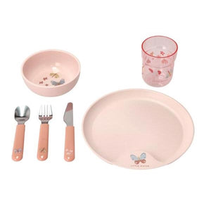 Set stoviglie per bambini Mepal Little Dutch Flowers & Butterflies