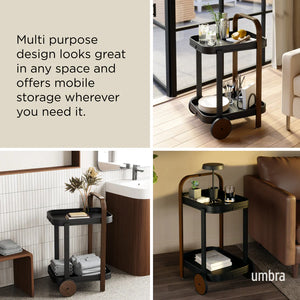 Carrello bar storage e porta oggetti modello Bellwood UMBRA