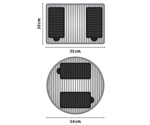 Piastra grill alluminio pressofuso RISOLÌ FingerGrill BBQ