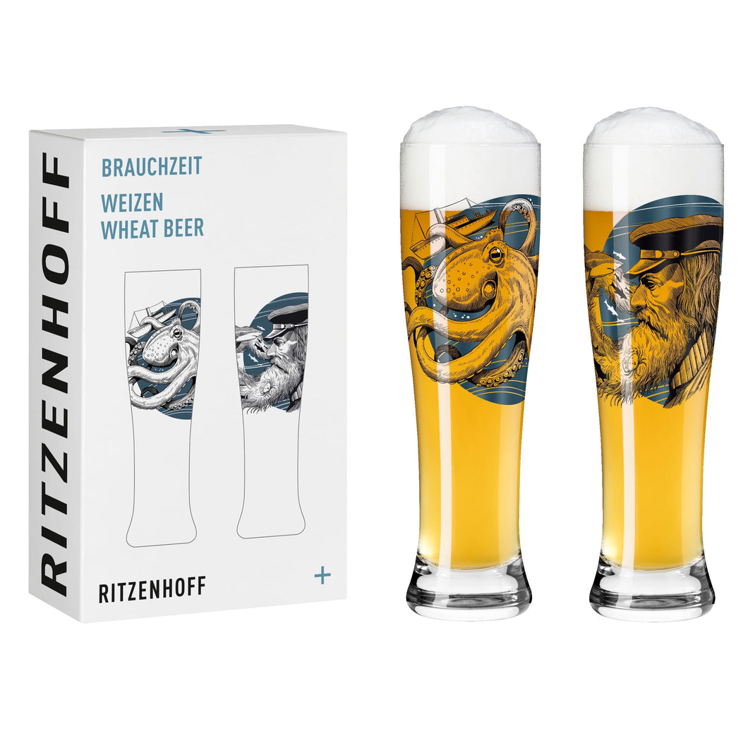 Confezione 2 bicchieri da birra BRAUCHZEIT #5 