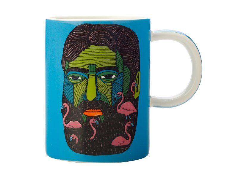 Tazza MULGA THE ARTIST MUG 450ml -FLAMINGO MAN