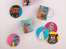 Carica l&#39;immagine nel visualizzatore di Gallery, Tazza MULGA THE ARTIST MUG 450ml -FLAMINGO MAN
